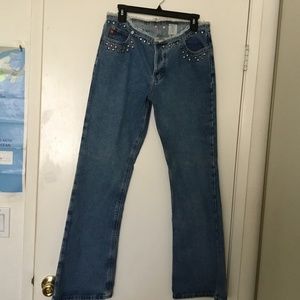 Women’s Jeans  Size 11 Juniors, new without tags with medal grommets, super cute